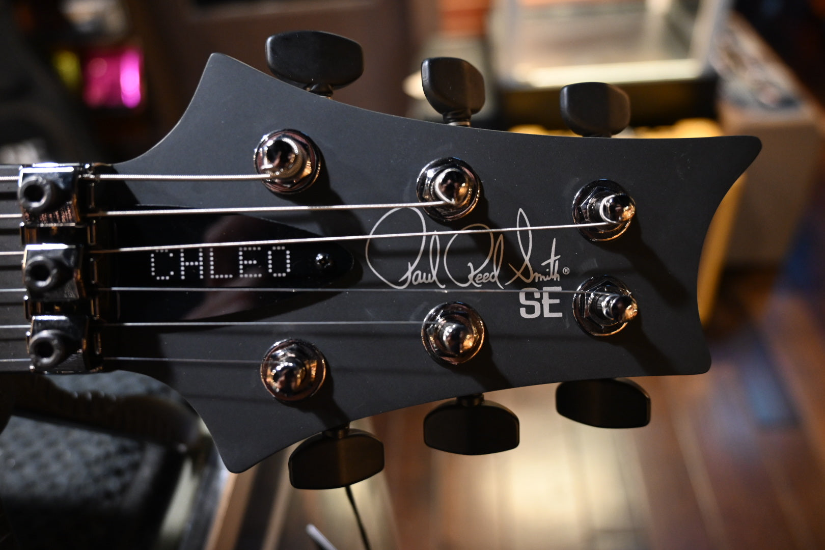 PRS SE Chleo Herman Li Signature - Charcoal Purple Burst Guitar #5734 - Danville Music