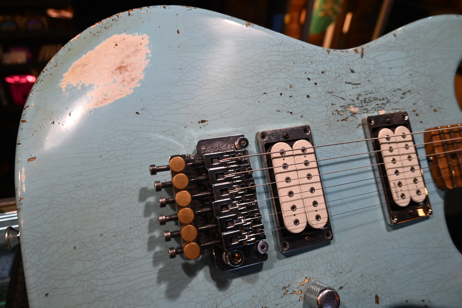 Charvel San Dimas 2H FR84 2024 - Daphne Blue Guitar #4280 - Danville Music
