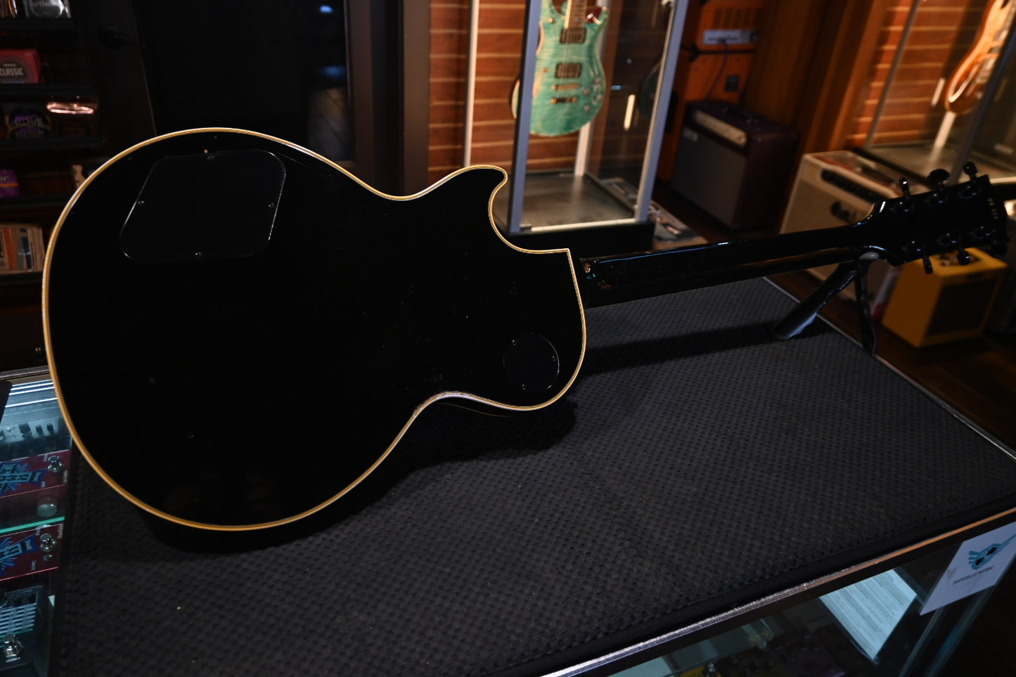 Gibson Custom Shop Kirk Hammett 1989 Les Paul Custom Murphy Lab Aged Nitro 2024 - Ebony Guitar #KH114 - Danville Music