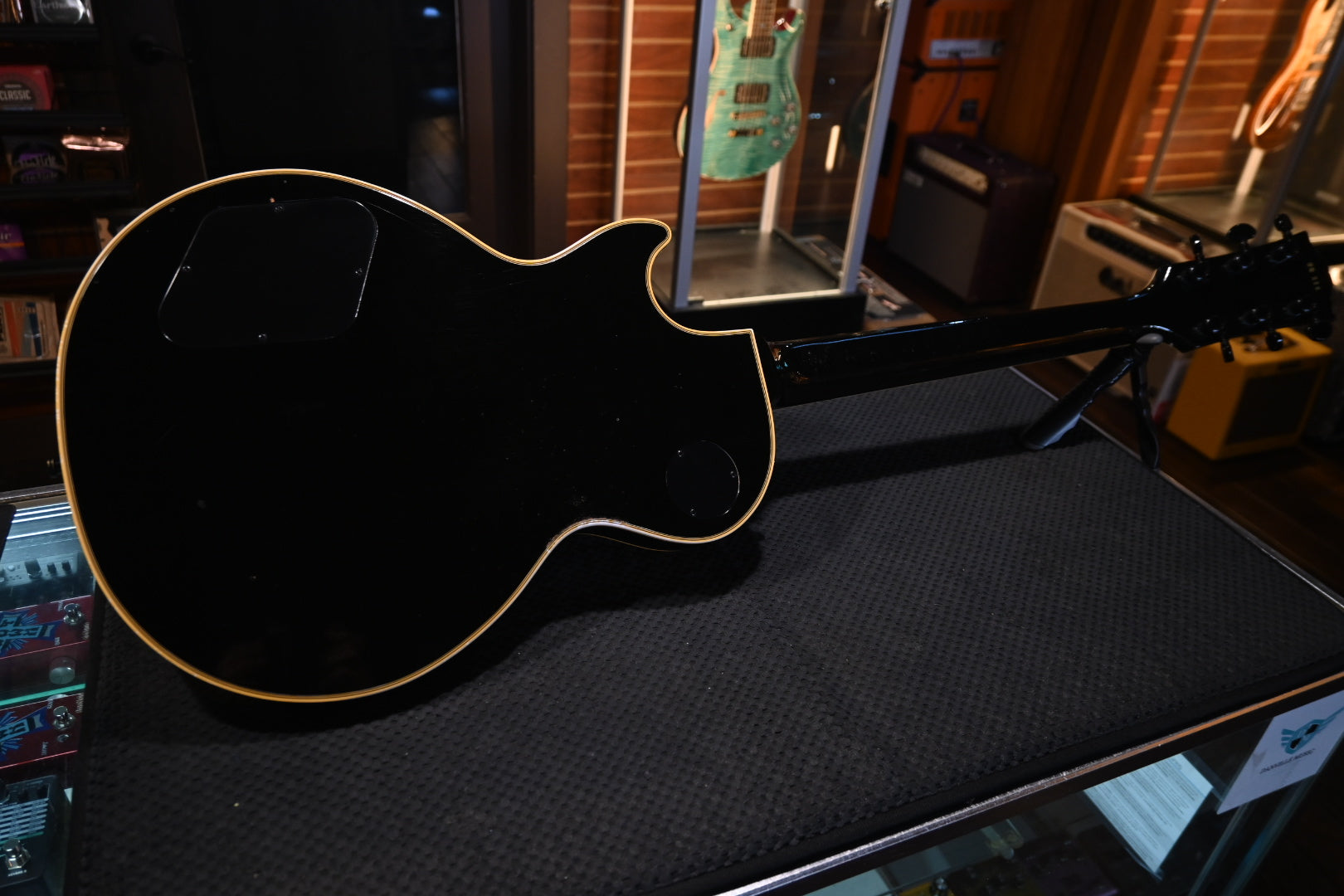 Gibson Custom Shop Kirk Hammett 1989 Les Paul Custom Murphy Lab Aged Nitro 2024 - Ebony Guitar #KH114 - Danville Music