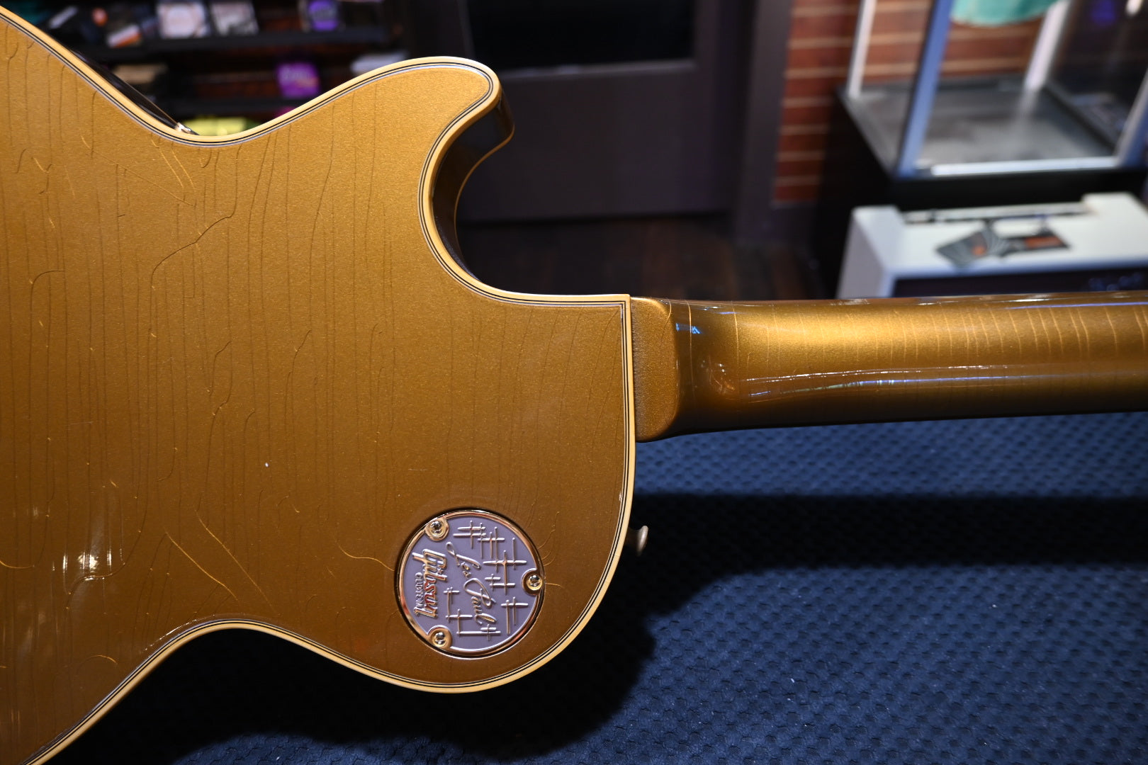 Gibson Custom Shop 1968 Les Paul Standard Reissue Bigsby Ultra Light Aged - Double Gold Guitar #1138 - Danville Music