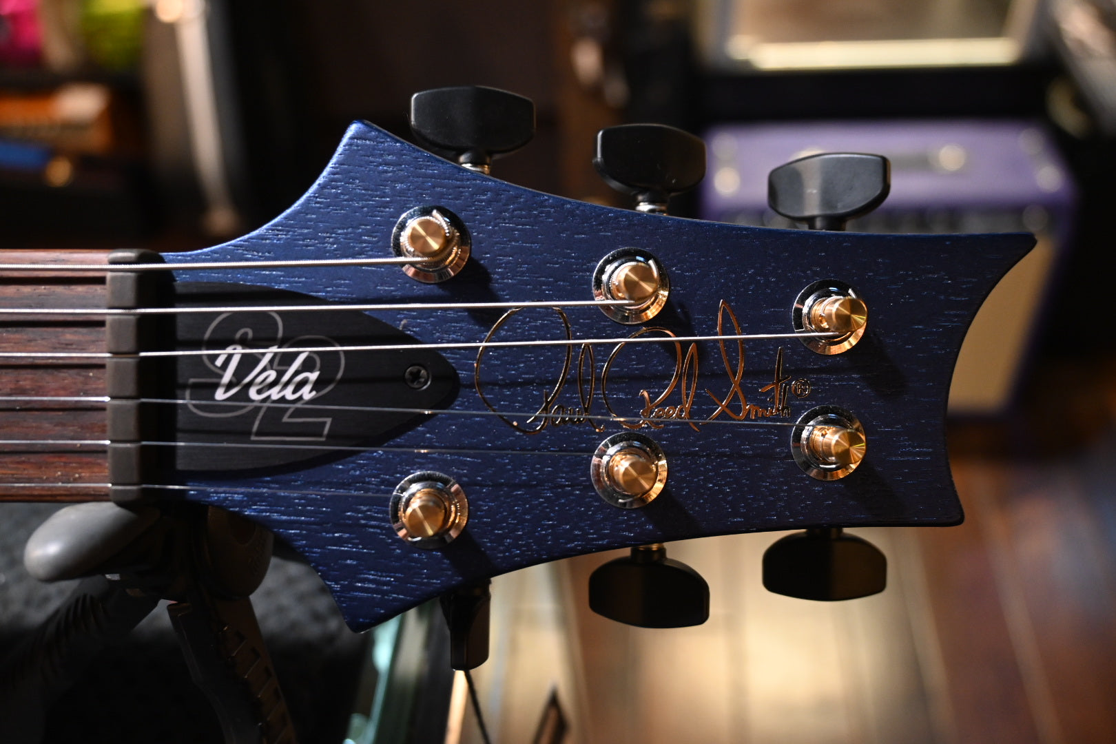 PRS S2 Vela Satin - Midnight Metallic Guitar #2570 - Danville Music