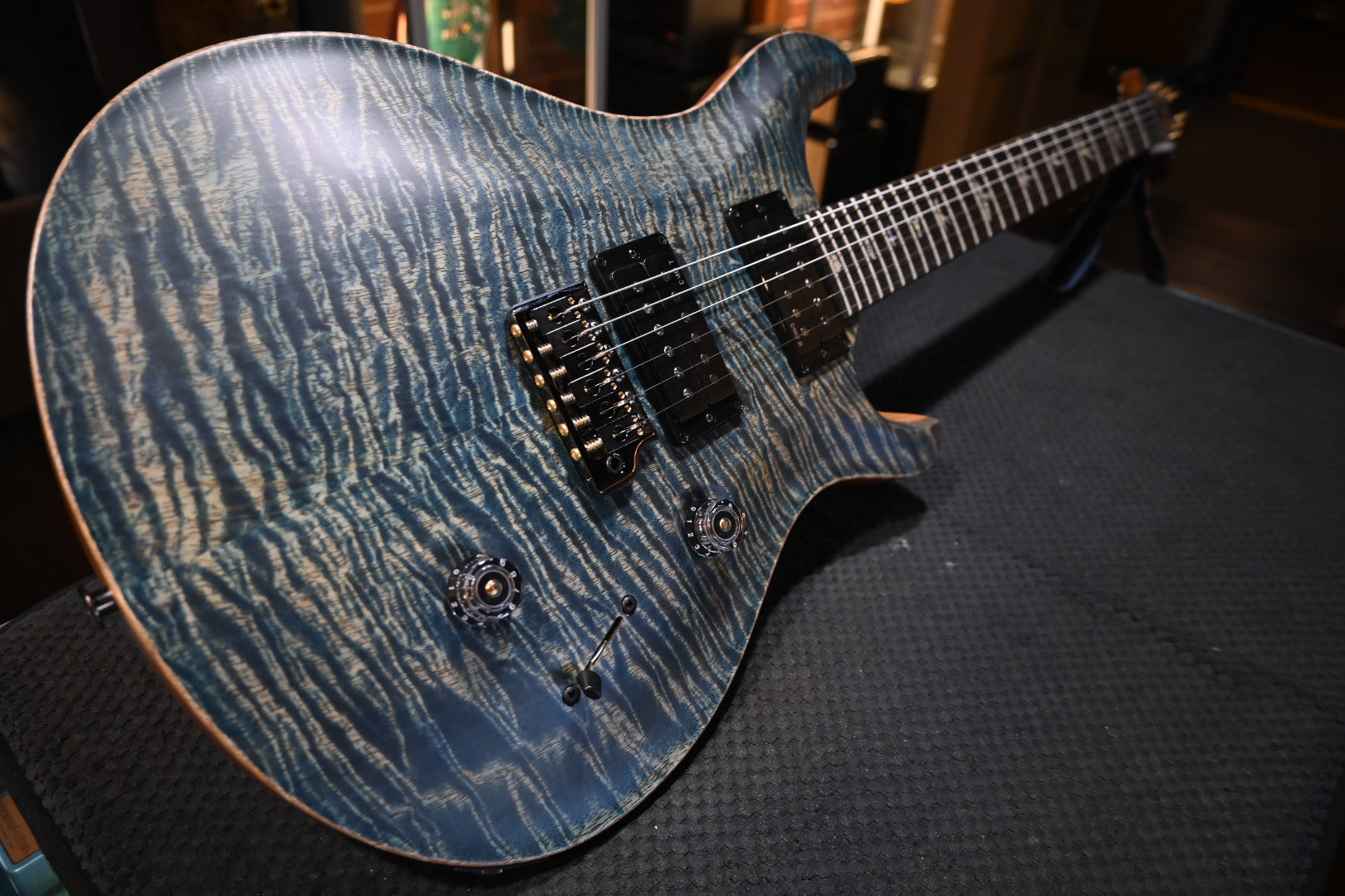 PRS 40th Anniversary Custom 24 Satin Limited - Faded Whale Blue Guitar #5750 - Danville Music