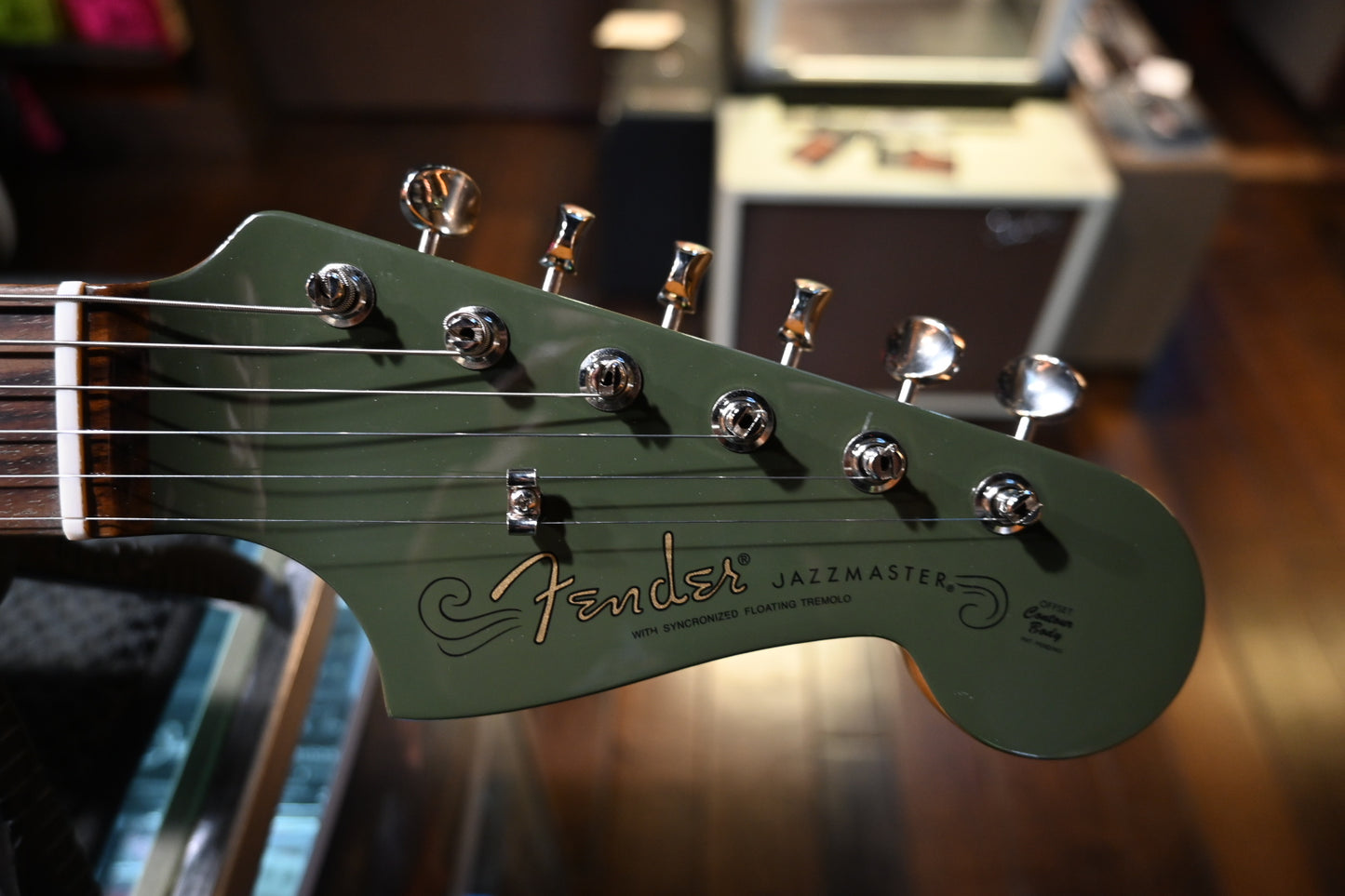 Fender Dealer Exclusive Vintera II ‘50s Jazzmaster - Olive Guitar #1900 - Danville Music