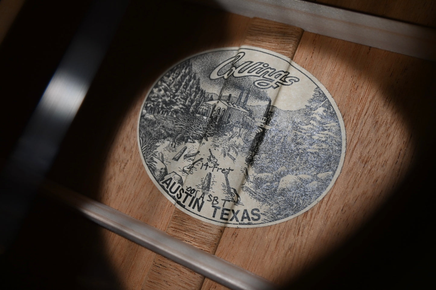 Collings 001 14-Fret AT - Sunburst Top Guitar #6389 - Danville Music