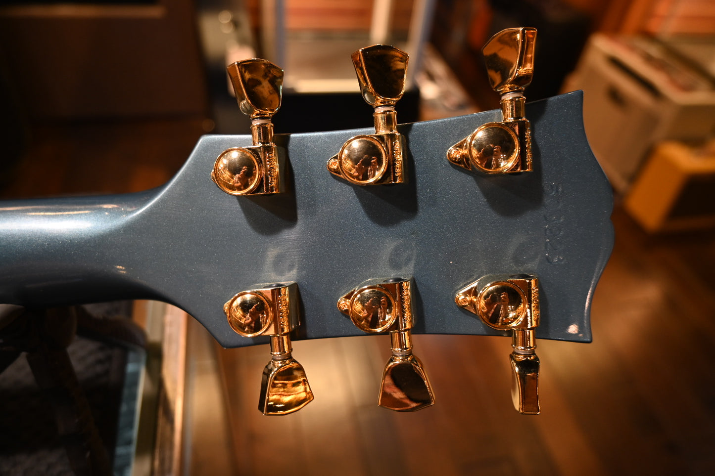 Gibson Custom Shop 1963 Les Paul SG Custom 3-Pickup Bigsby VOS “Hendrix” PSL - Pelham Blue Guitar #3223
