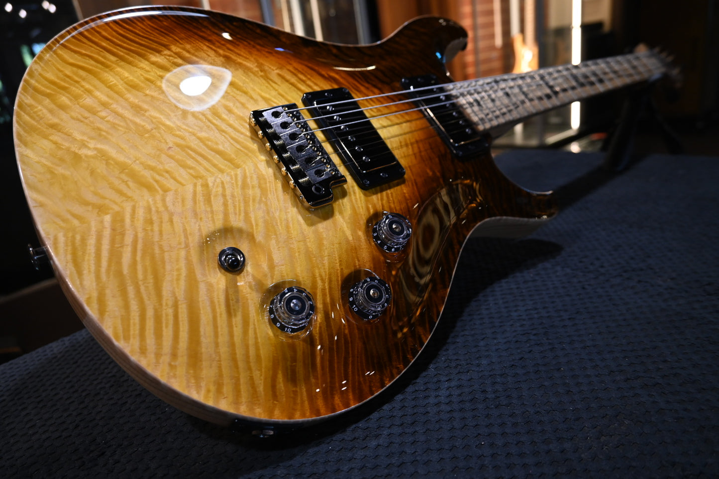 PRS Private Stock DGT Pale Moon Ebony - Sandstorm Dragon’s Breath Guitar #12248 - Danville Music