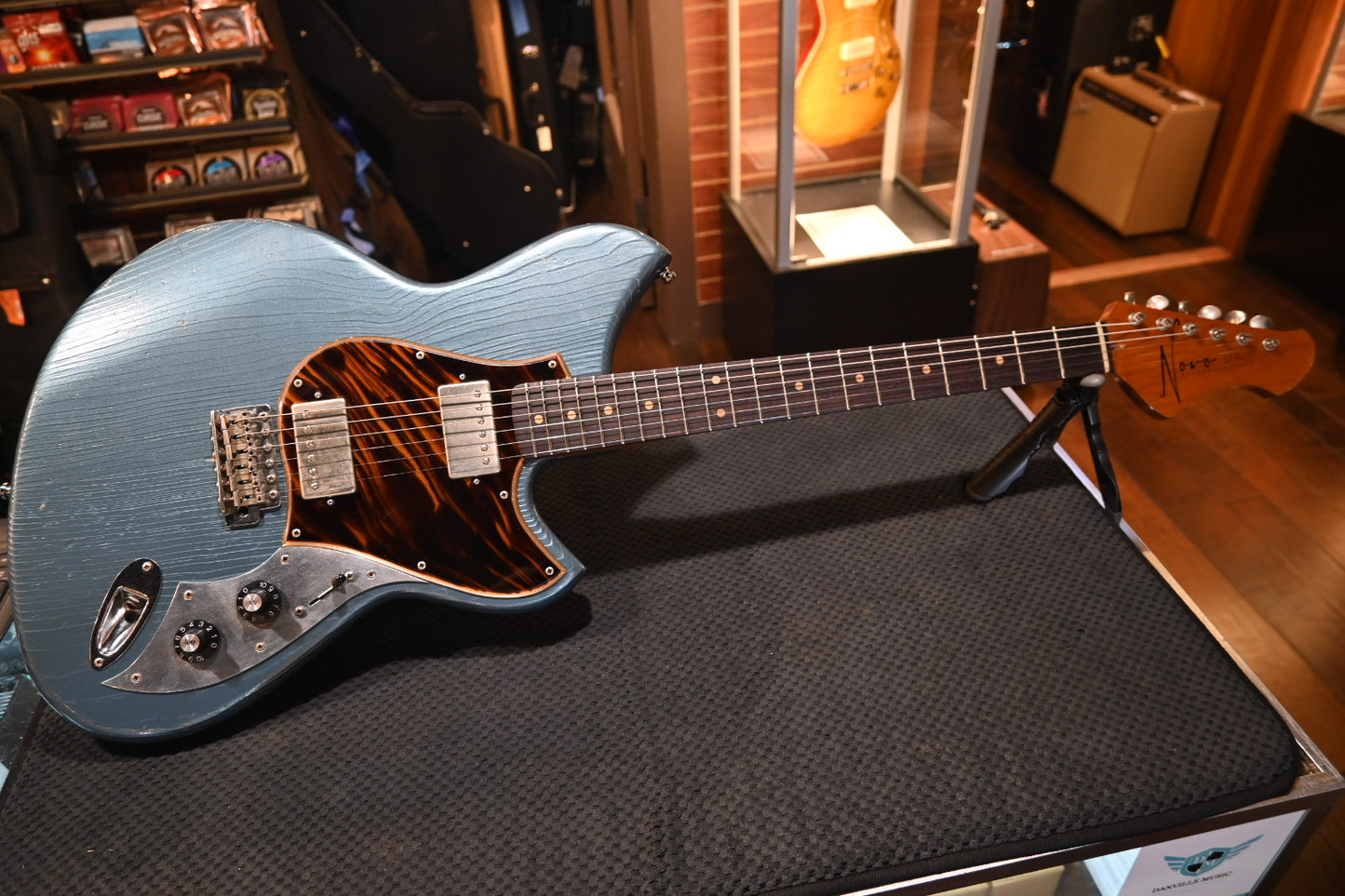 Novo Custom Serus 2020 - Pelham Blue Guitar #9577 - Danville Music