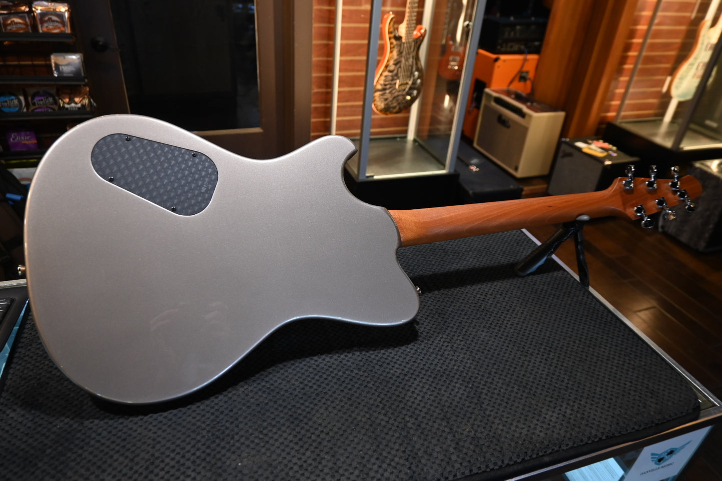 Powers Electric A-Type PF42 Hard Tail - Platinum Metallic Guitar #B425