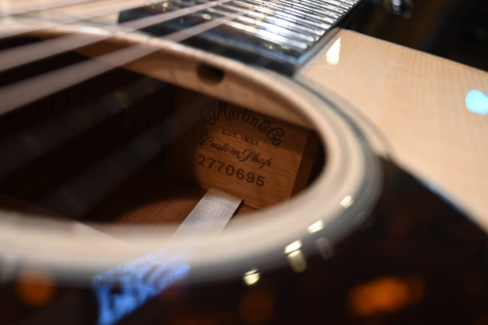 Martin Custom Shop OM-18 2022 Sitka Spruce/Mahogany Guitar #0695 - Danville Music