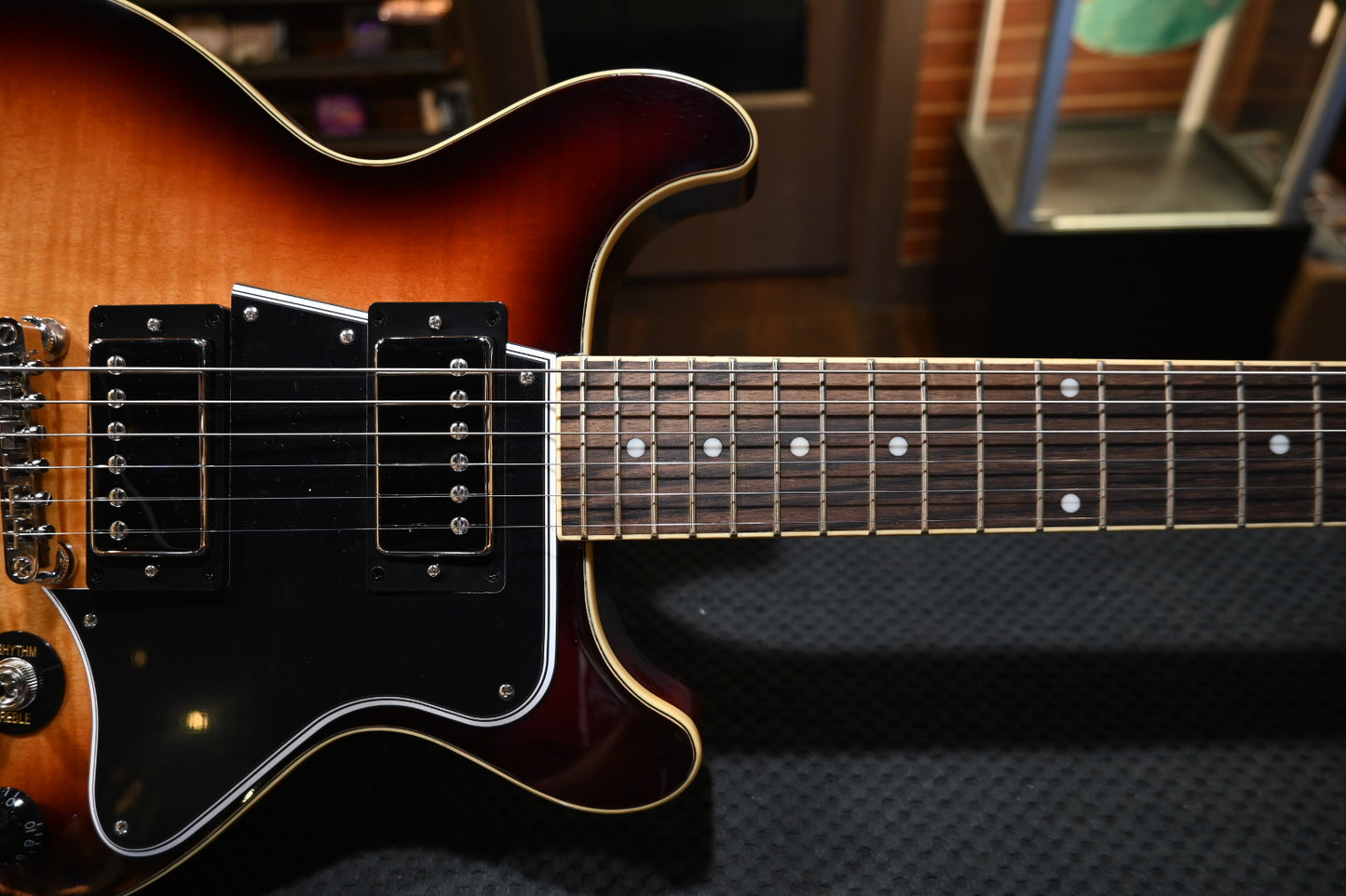 Epiphone Les Paul Special Double Cut Figured - Bourbon Burst Guitar #7586 - Danville Music