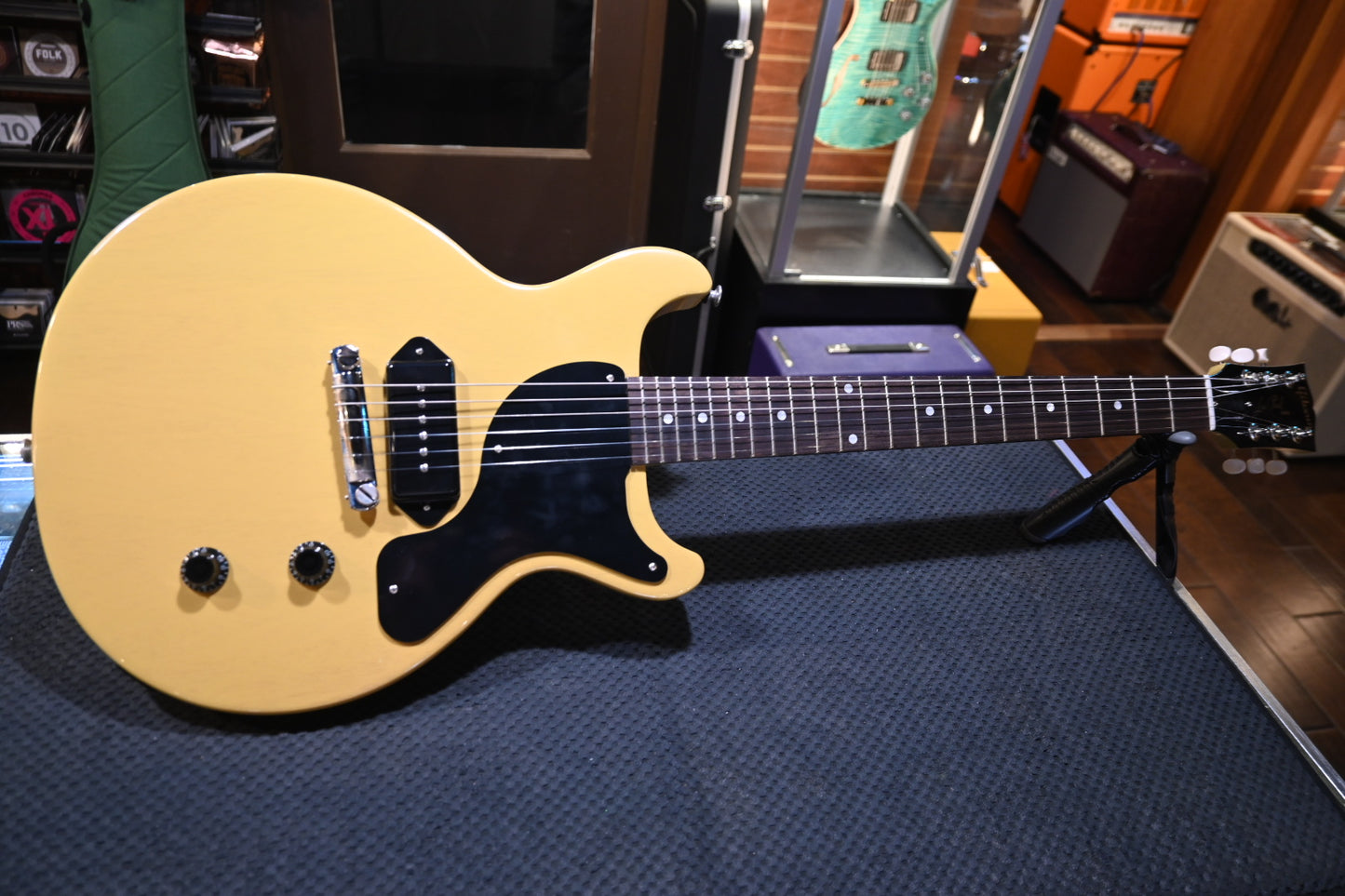 Gibson Les Paul Junior Double Cutaway - TV Yellow Guitar #0120 - Danville Music