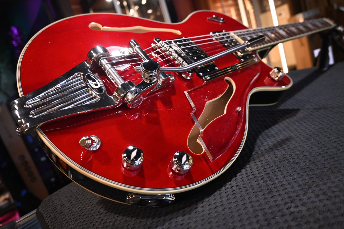 Duesenberg Starplayer TV Deluxe - Crimson Red Guitar #2067 - Danville Music