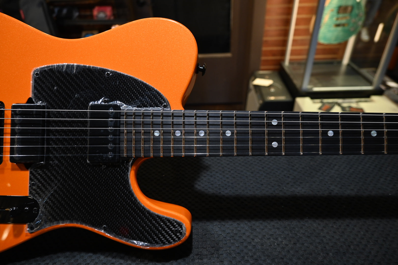 Suhr Andy Wood 10th Anniversary Signature Series Modern T - Arancio Orange Guitar #2291 - Danville Music