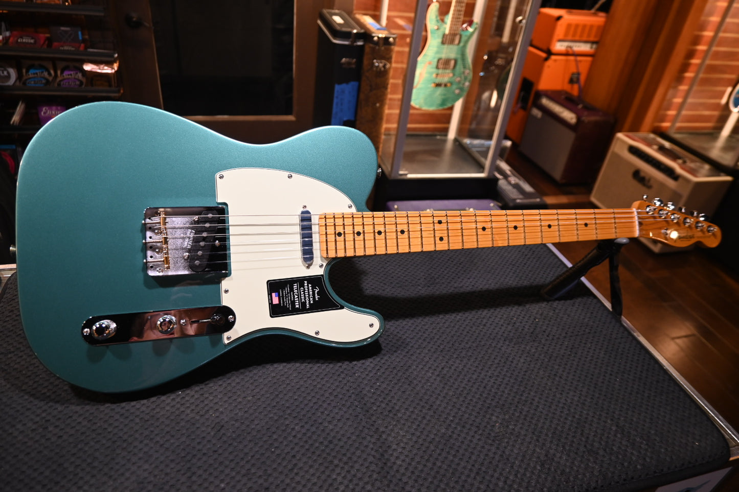 Fender American Professional Classic Telecaster - Faded Sherwood Green Metallic Guitar #8759