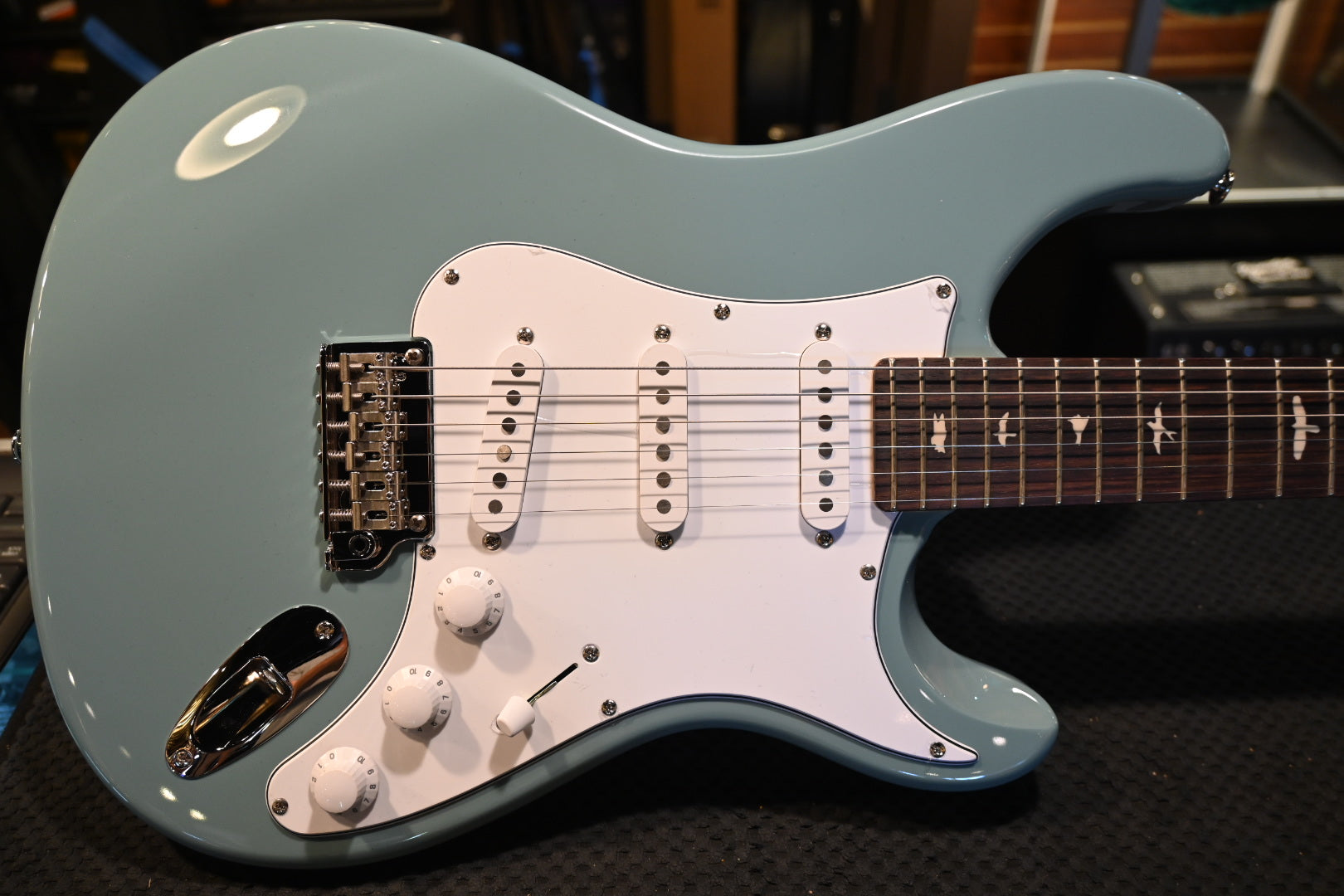 PRS SE Silver Sky - Stone Blue Guitar #0156 - Danville Music