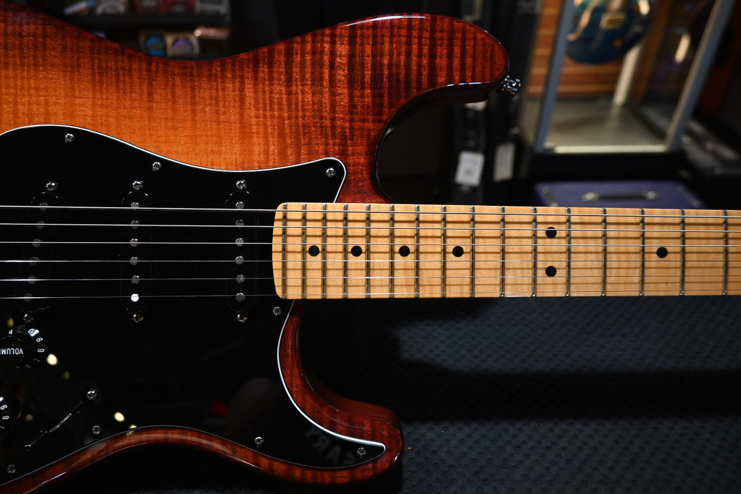 Fender Select Stratocaster 2012 - Dark Cherry Burst Guitar #7261 - Danville Music