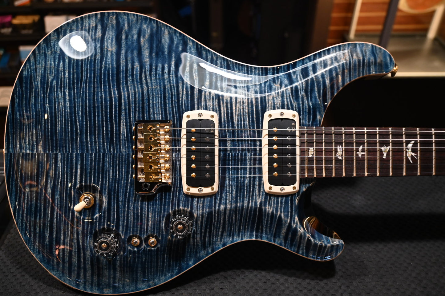 PRS Custom 24-08 10-Top - Faded Whale Blue Guitar #7146