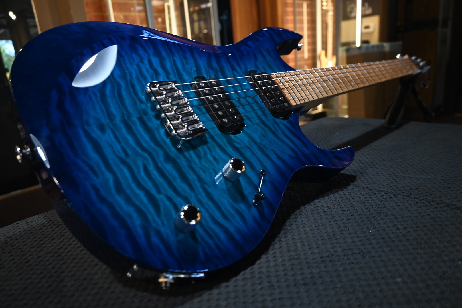 Kiesel Aeries Bolt-On 2023 - Translucent Aqua Burst Guitar - Danville Music