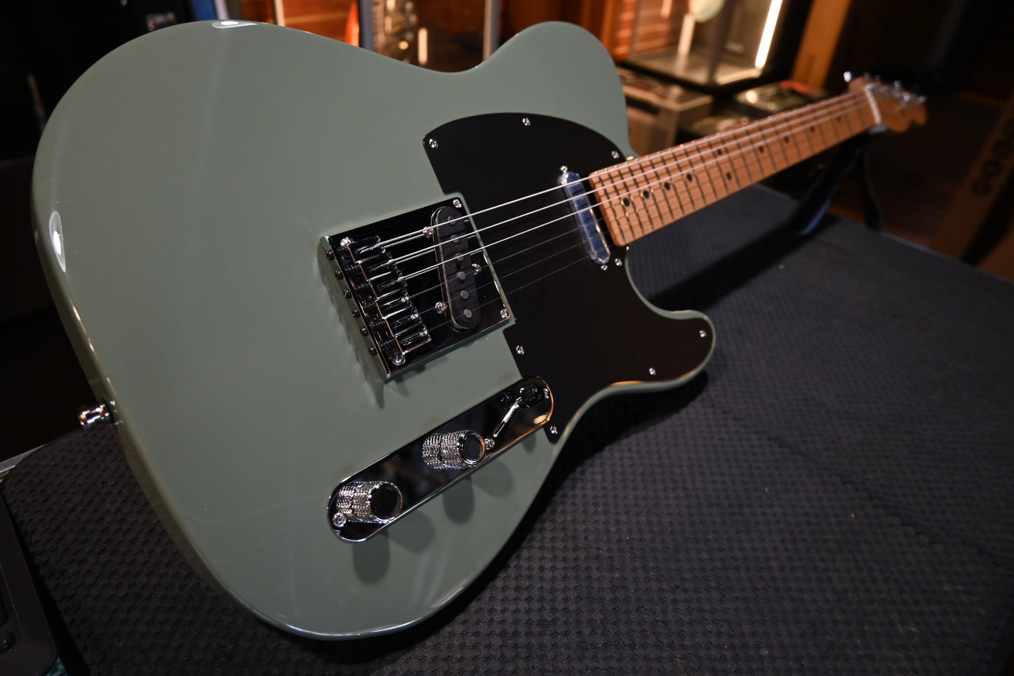 Fender Limited Edition American Ultra II Telecaster - Antique Olive Guitar #3358