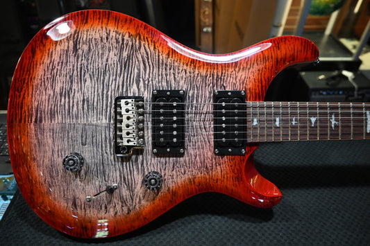 PRS SE Custom 24 - Charcoal Cherry Burst Guitar #3535