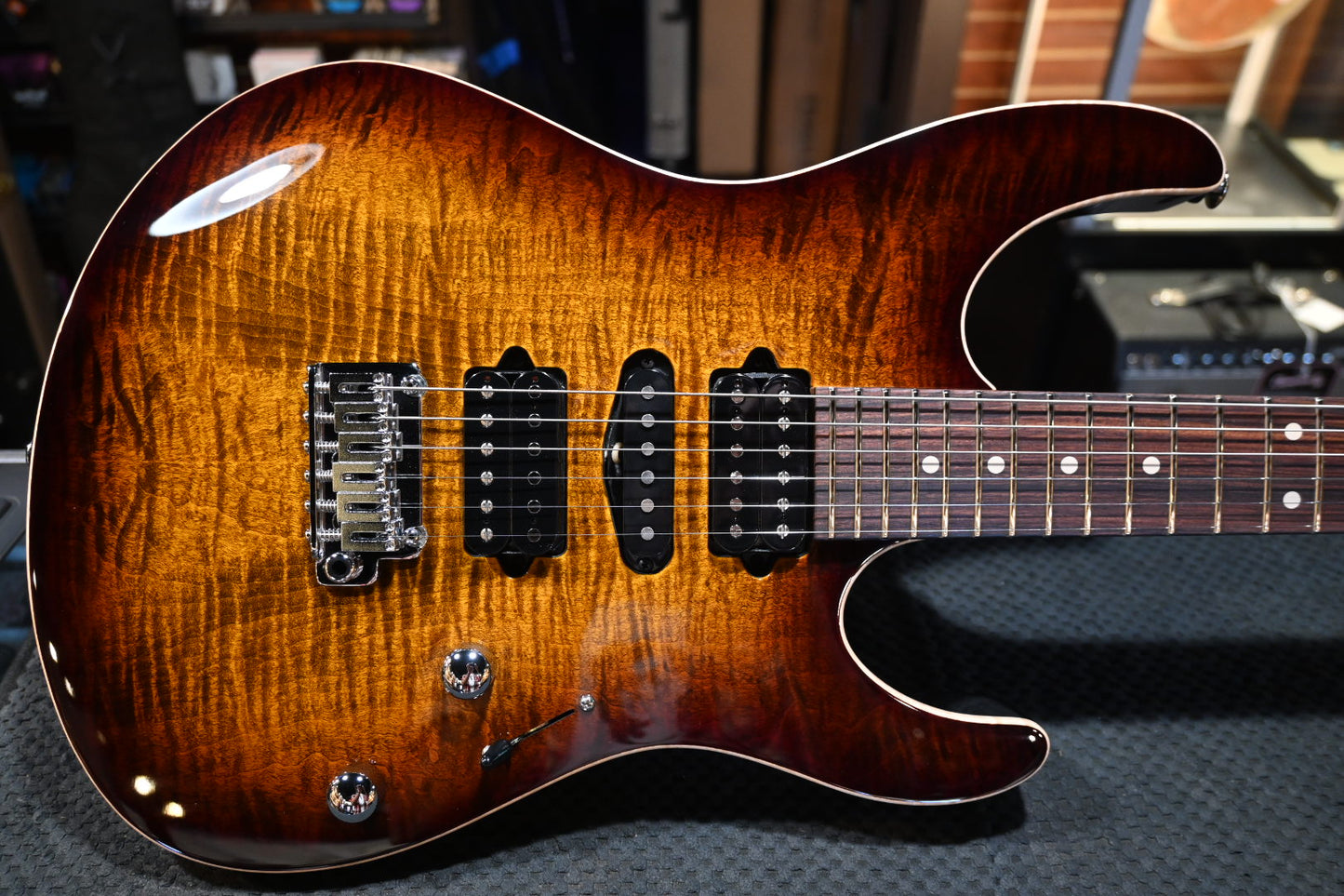 Suhr Modern Plus Pau Ferro - Bengal Burst Guitar #0465