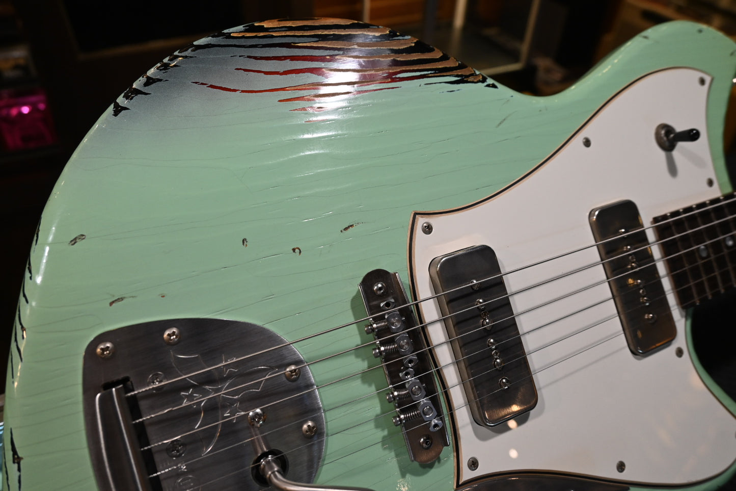 Novo Serus J Limited - Surf Green over '64 3-Tone Burst Guitar #6593