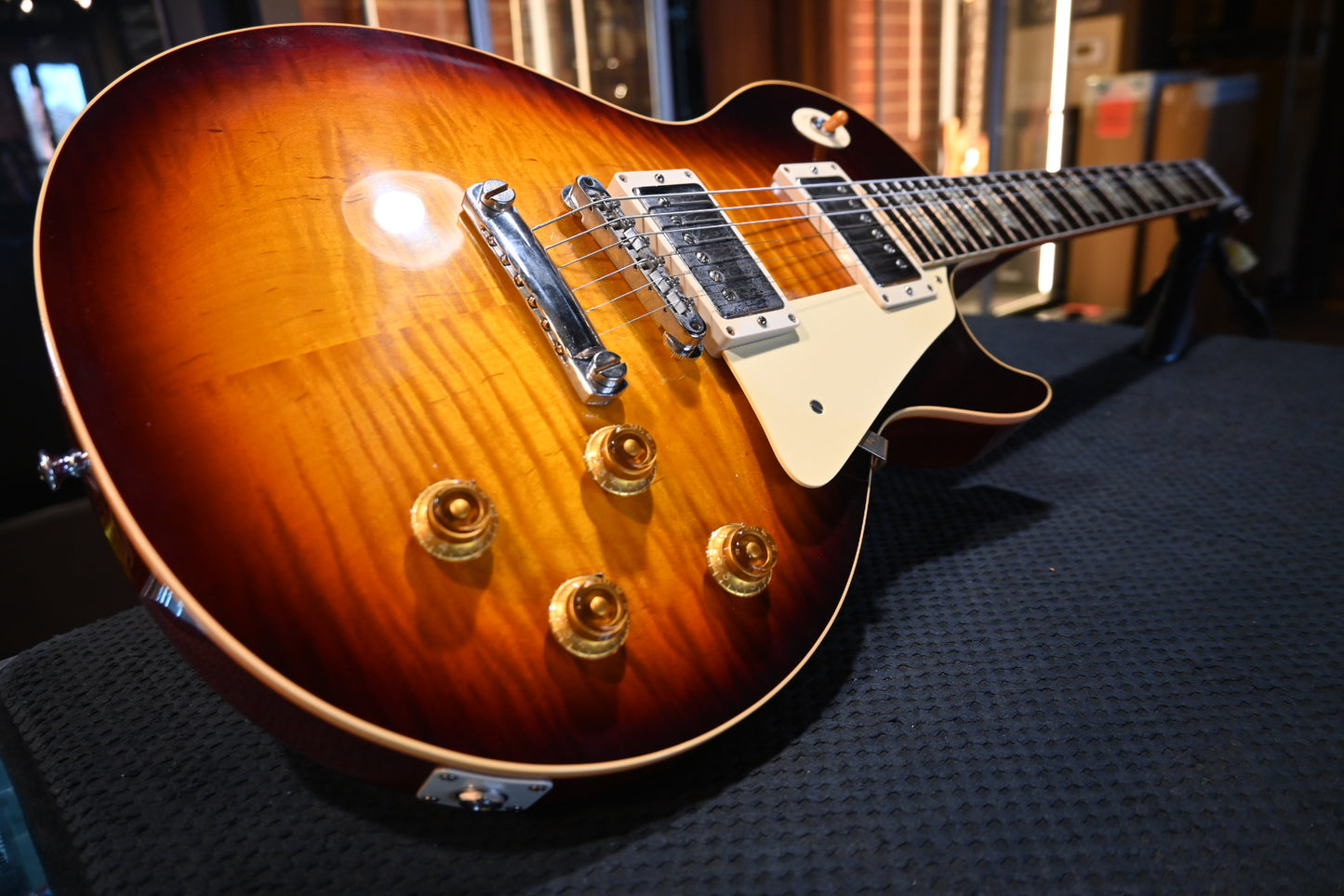 Gibson Custom Shop Wildwood Spec 1958 Les Paul Standard Reissue VOS Tom Murphy Painted 2021 - Darkburst Guitar #1479 - Danville Music