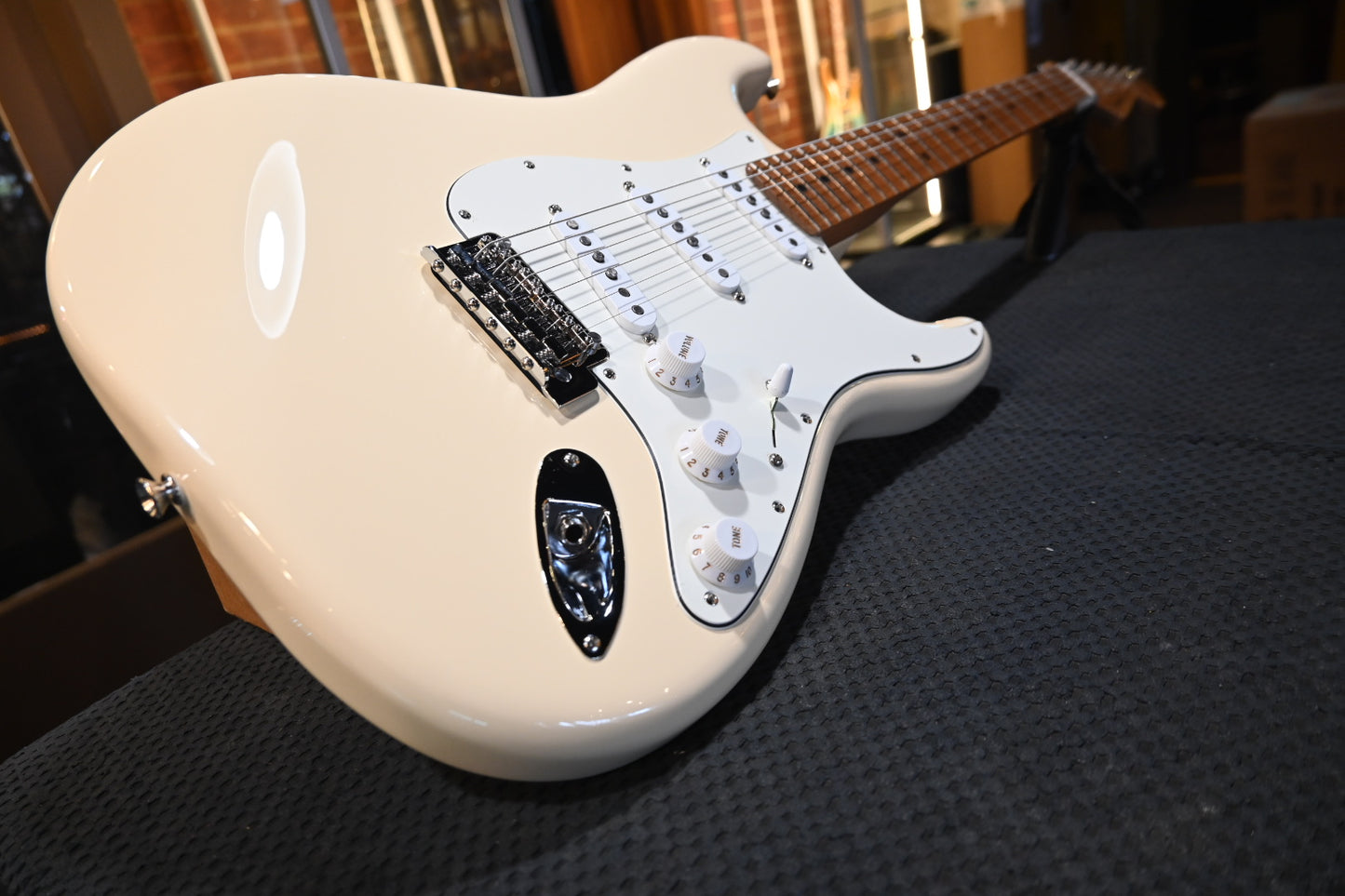 Fender Limited Edition Player II Stratocaster Roasted Maple - Olympic White Guitar #7764 - Danville Music