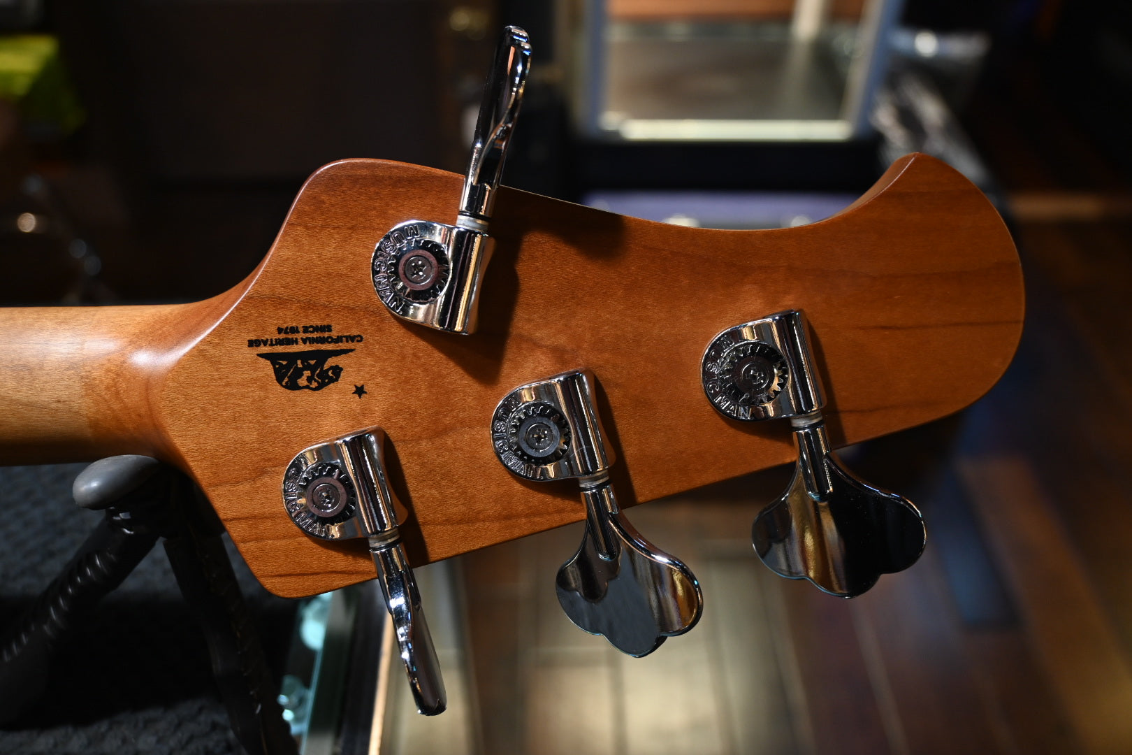 Music Man Stingray Short Scale Tim Commeford - Vintage Sunburst Bass #43 of 50 - Danville Music