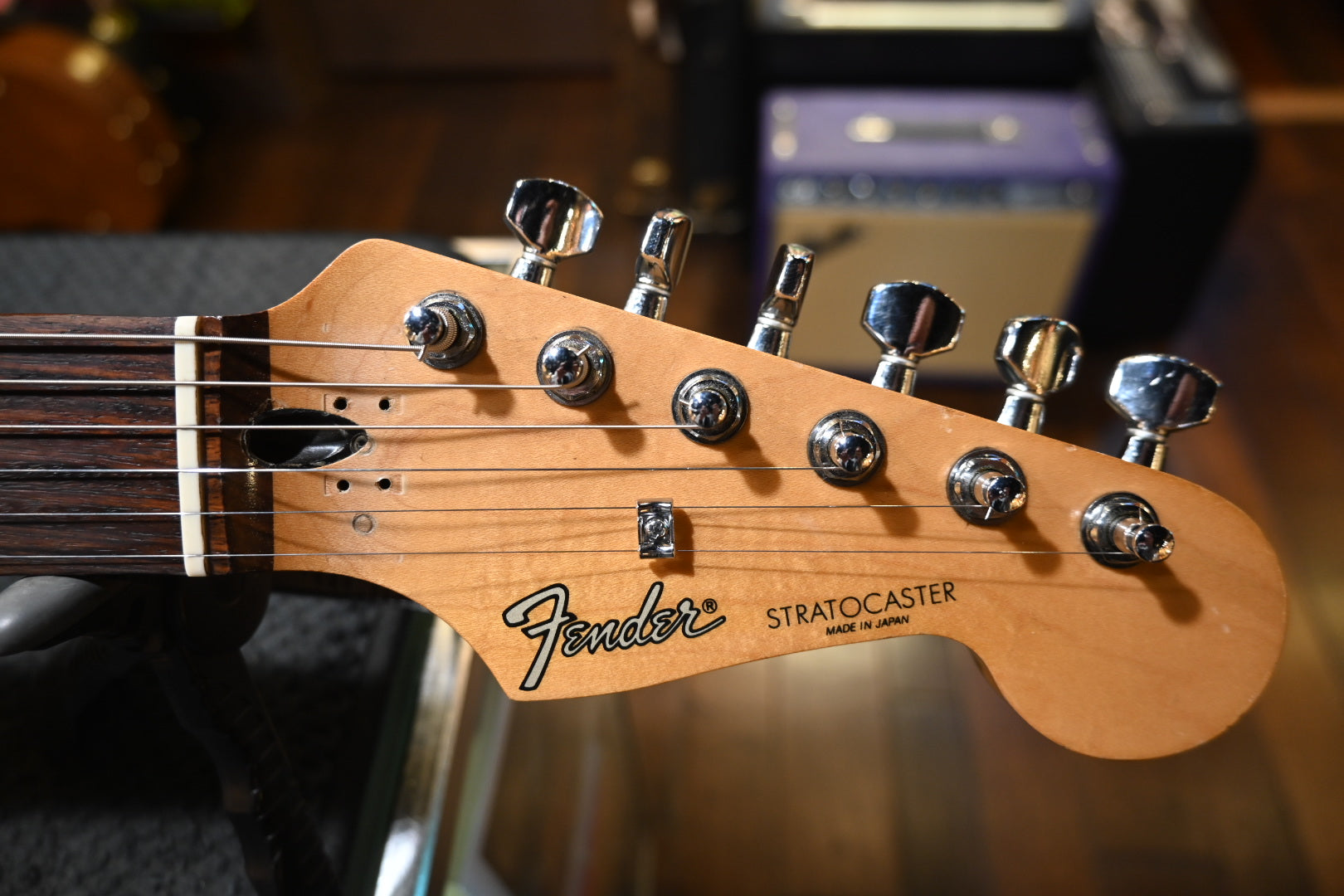 Fender Contemporary Stratocaster MIJ 1986 - Black Guitar #2362 - Danville Music