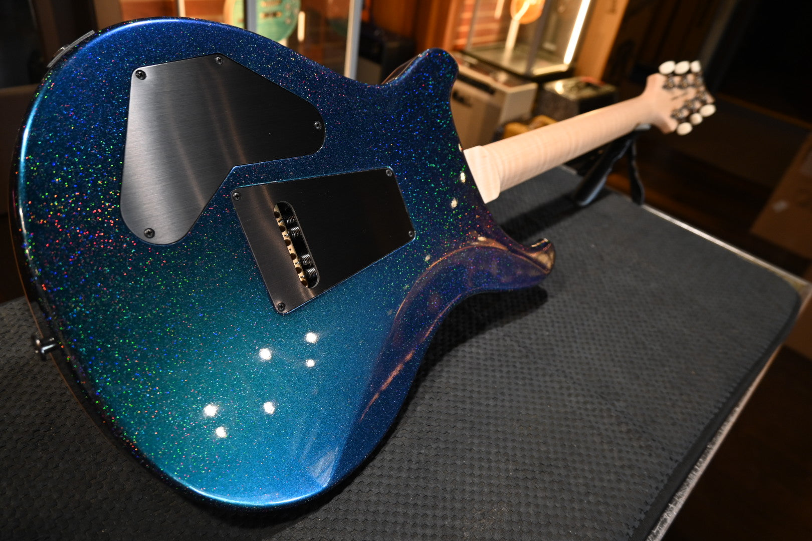 PRS Wood Library DGT 10-Top Quilt - Violet/Color Shift Sparkle Guitar #2066 - Danville Music