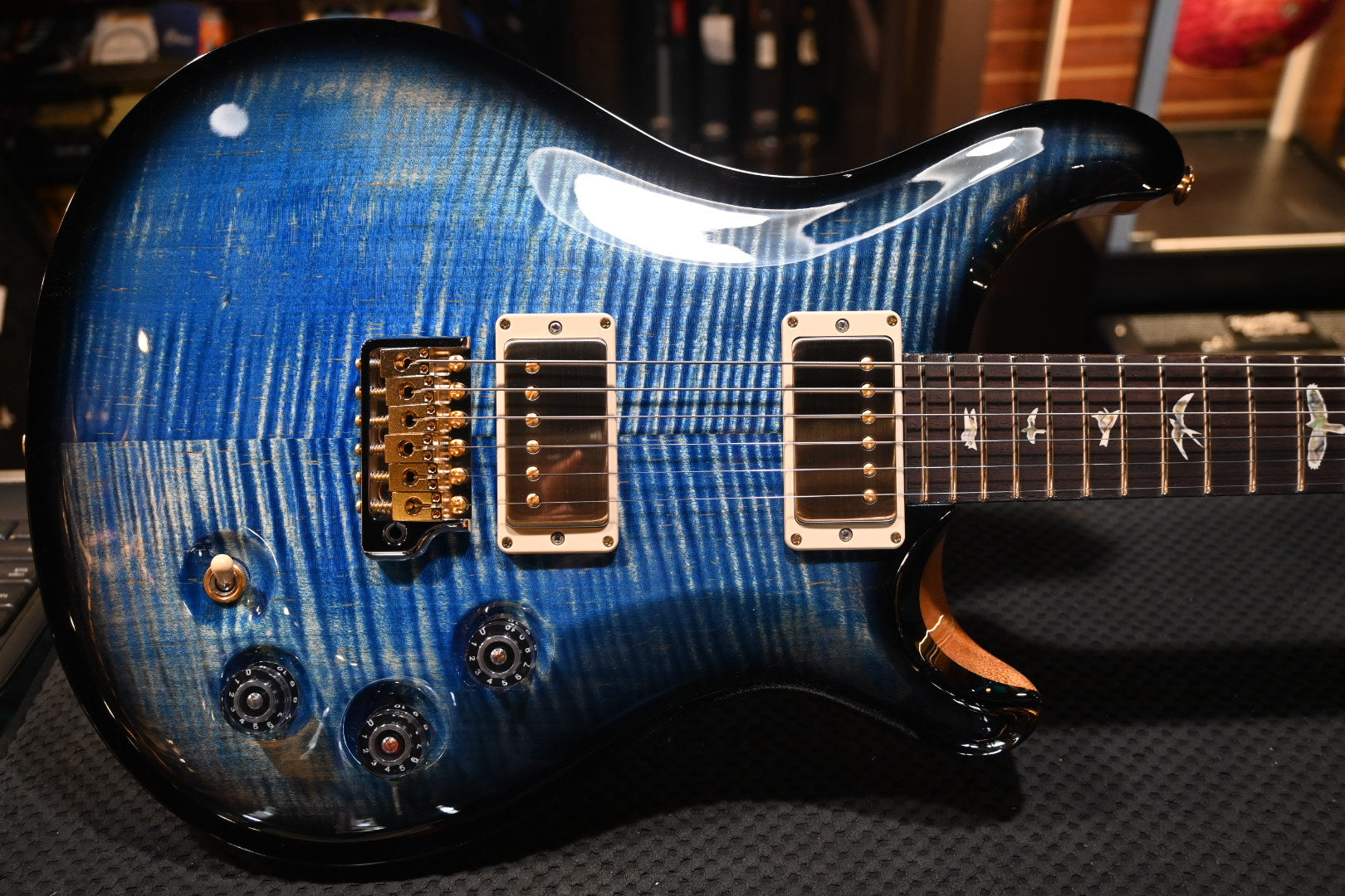 PRS DGT 10-Top - Faded Blue Jean Smokewrap Burst Guitar #8212