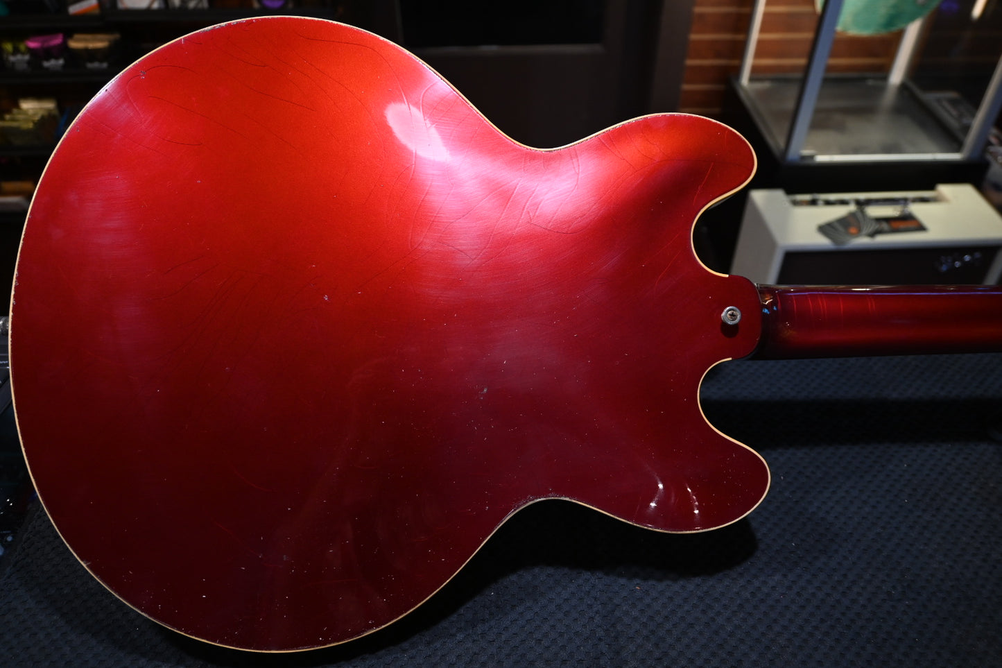 Gibson Custom Shop 1964 ES-335 Reissue Light Aged - Sparkling Burgundy Guitar #0735 - Danville Music