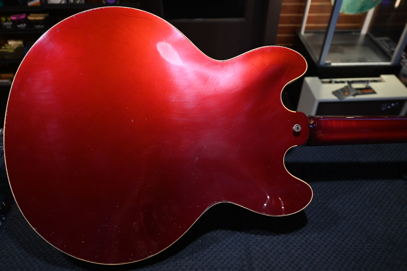 Gibson Custom Shop 1964 ES-335 Reissue Light Aged - Sparkling Burgundy Guitar #0735 - Danville Music