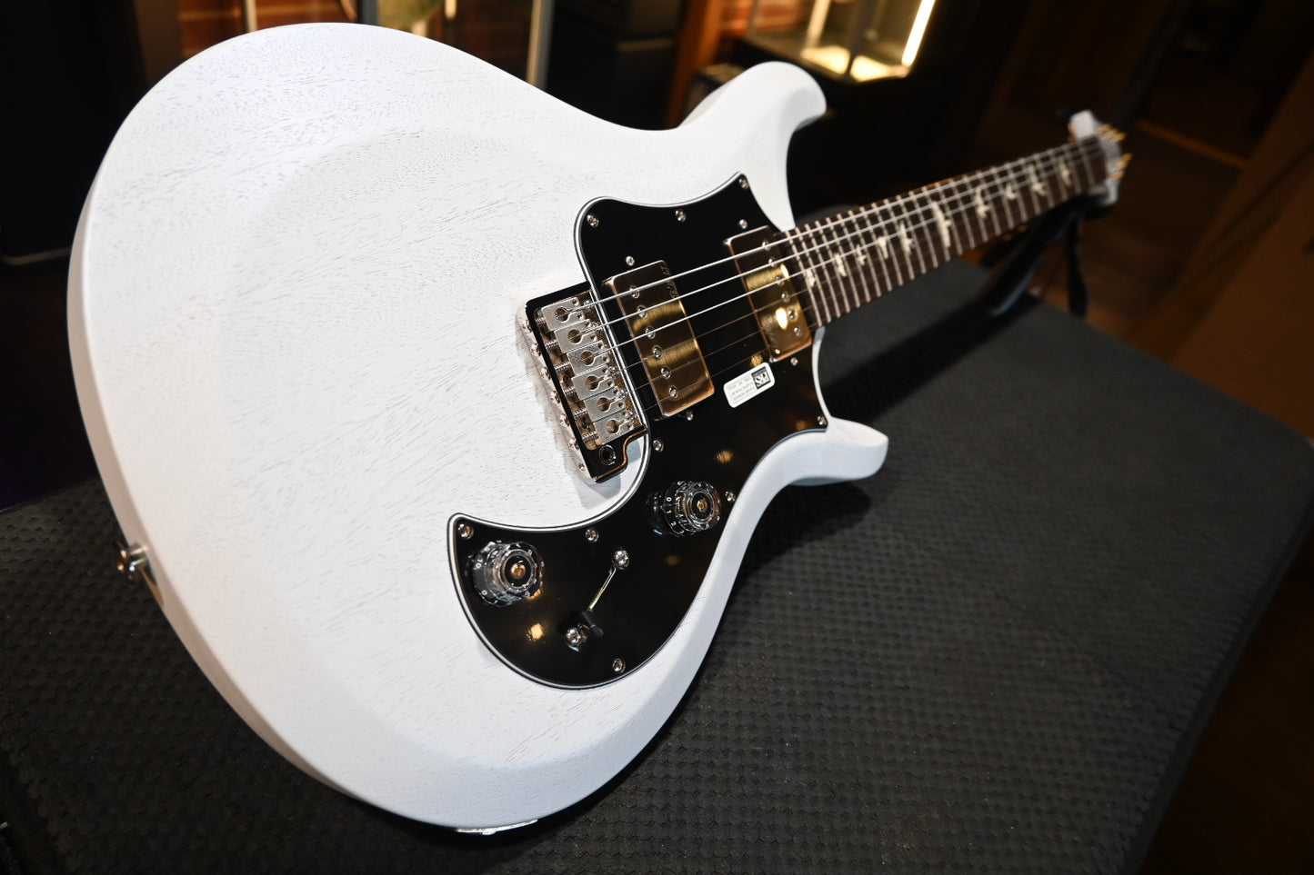 PRS S2 Standard 24 Satin - Pearl White Guitar #2058