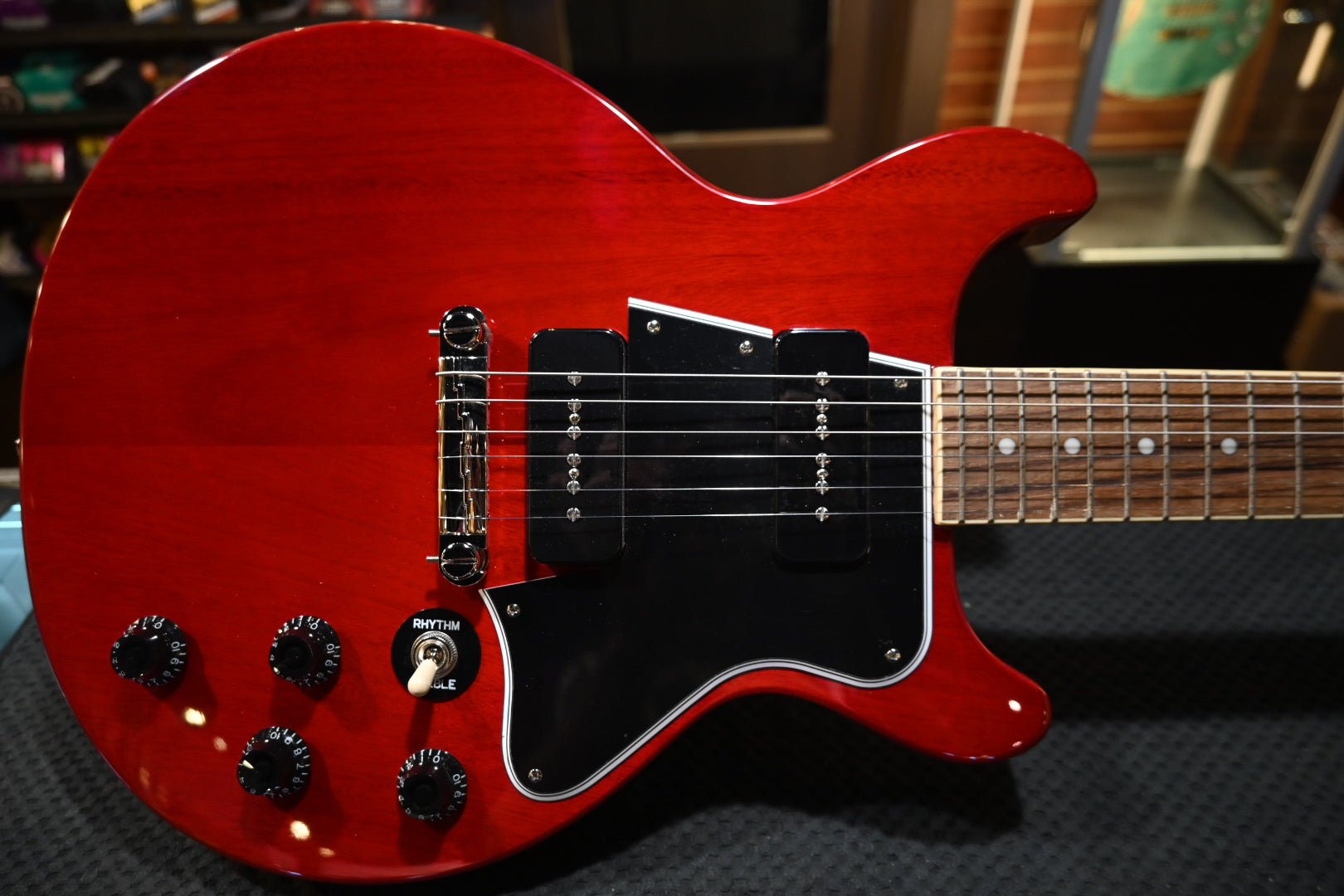Epiphone Les Paul Special Double Cut - Cherry Red Guitar #0131 - Danville Music