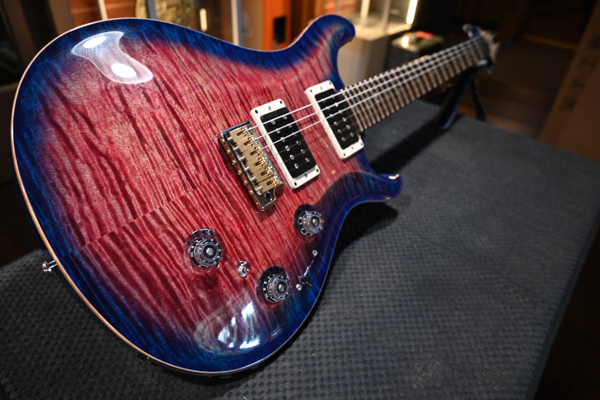 PRS Wood Library Custom 24 Piezo Brazilian 2014 - Violet Blue Burst Guitar #2544
