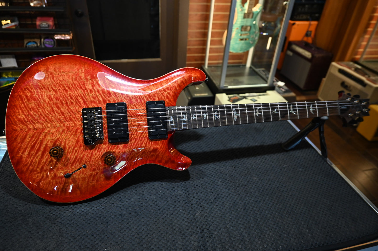 PRS Custom 24 Mango Limited Edition - Blood Orange Guitar #3811 - Danville Music