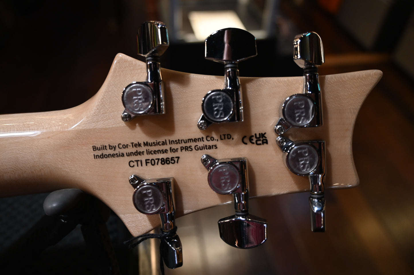 PRS SE Custom 24 Lefty - Faded Blue Guitar #8657 - Danville Music