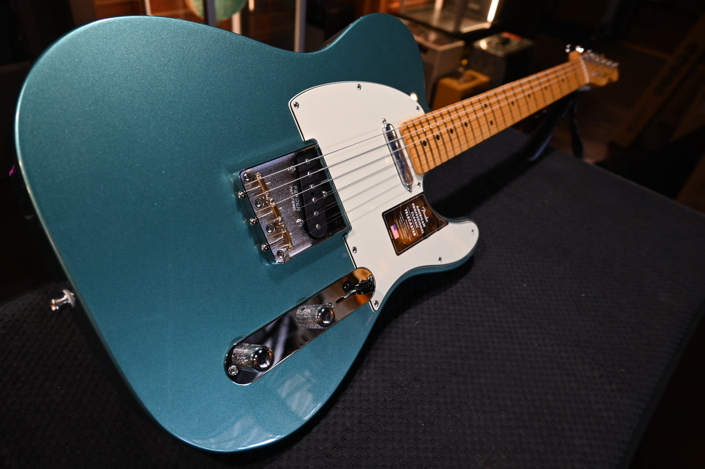 Fender American Classic Telecaster - Faded Sherwood Green Metallic Guitar #9890