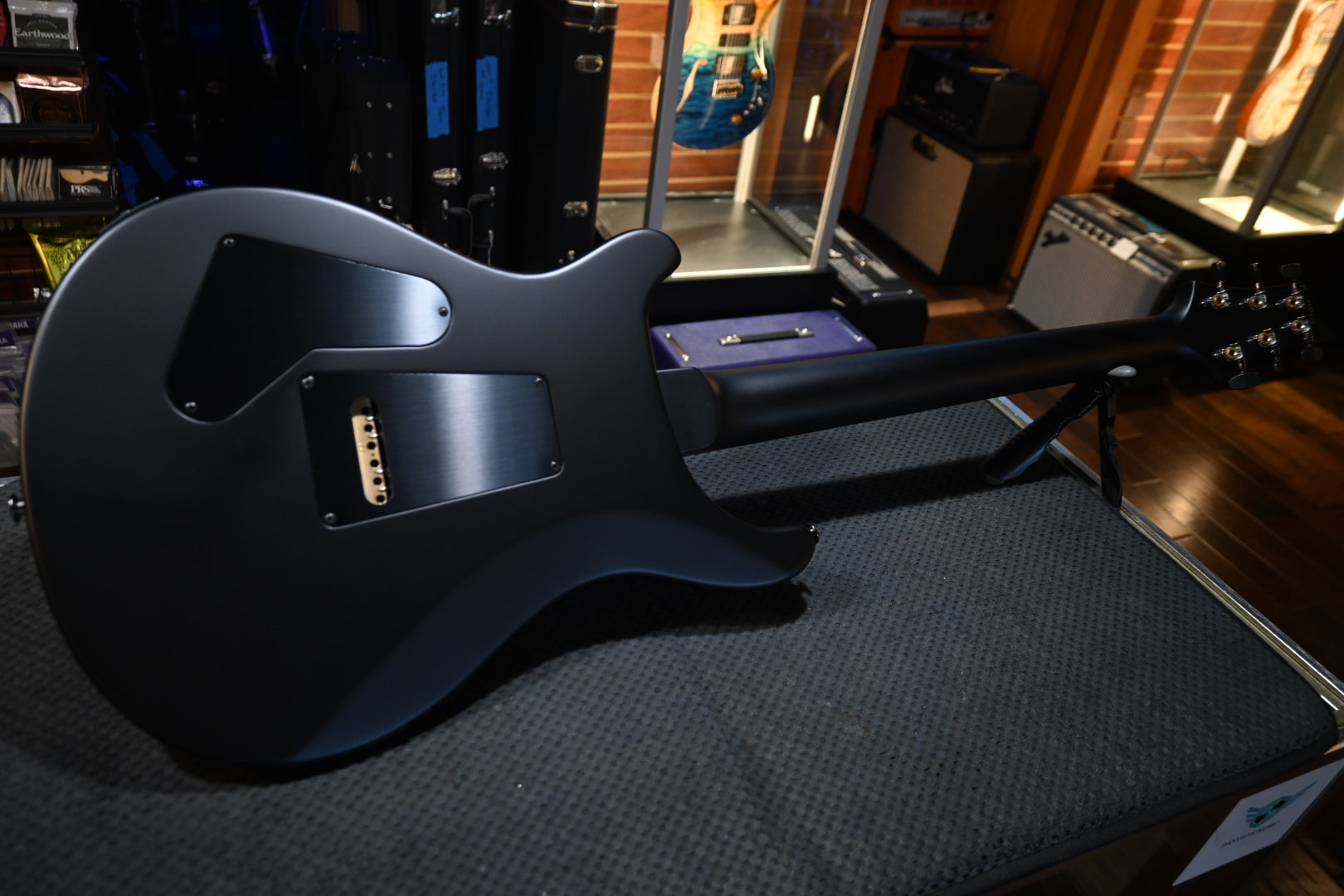 PRS 40th Anniversary Custom 24 Satin Limited Edition - Cobalt Smokeburst Guitar #8679 - Danville Music