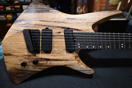 Music Man Kaizen 7 LTD - Black Limba Guitar #2227