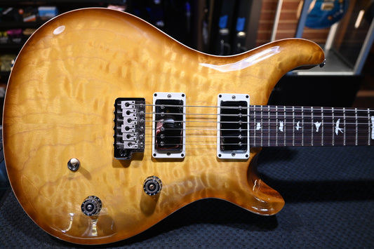 PRS Wood Library CE 24 Quilt - Livingston Lemondrop Guitar #0753