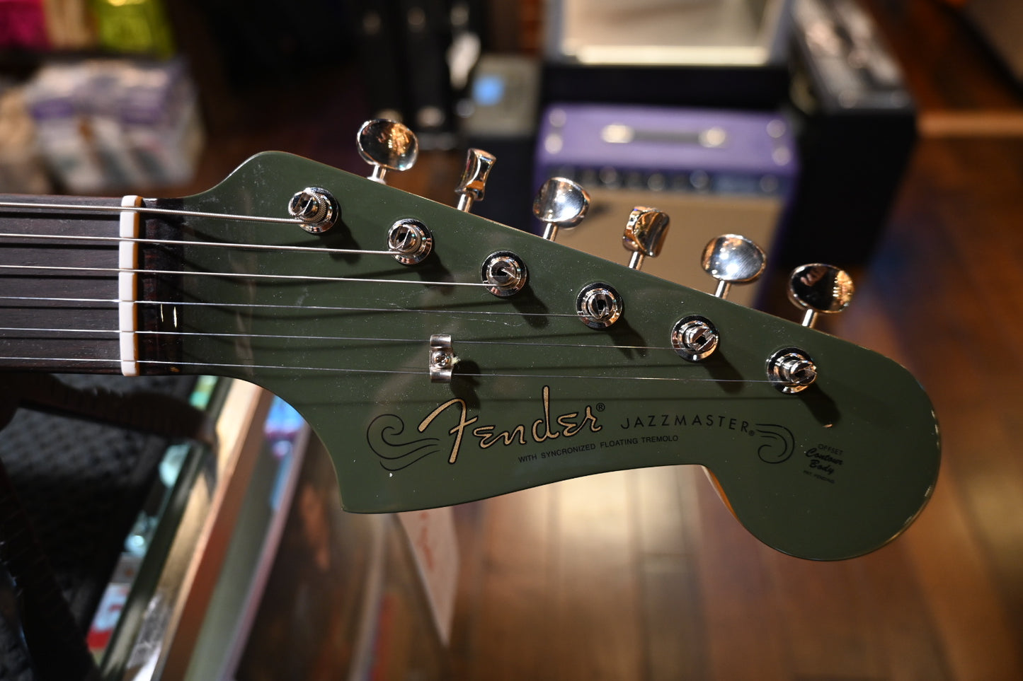 Fender Limited Edition Vintera II ‘50s Jazzmaster - Olive Guitar #7300 - Danville Music