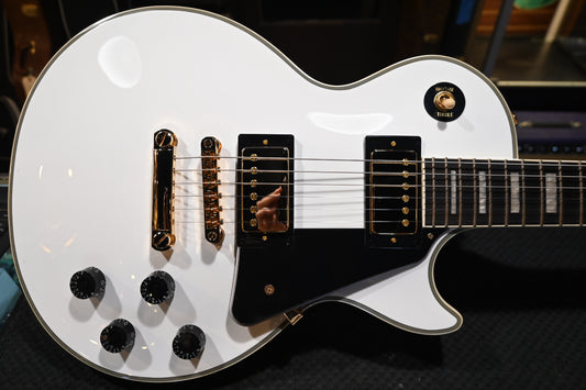 Epiphone Les Paul Custom - Alpine White Guitar #4167 - Danville Music