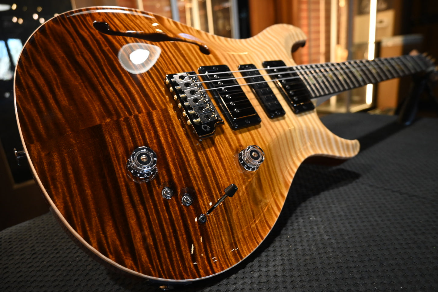 PRS Wood Library Special Semi-Hollo Danville Music 35th Anniversary Artist Top - Sandstorm Fade Guitar #6045 - Danville Music