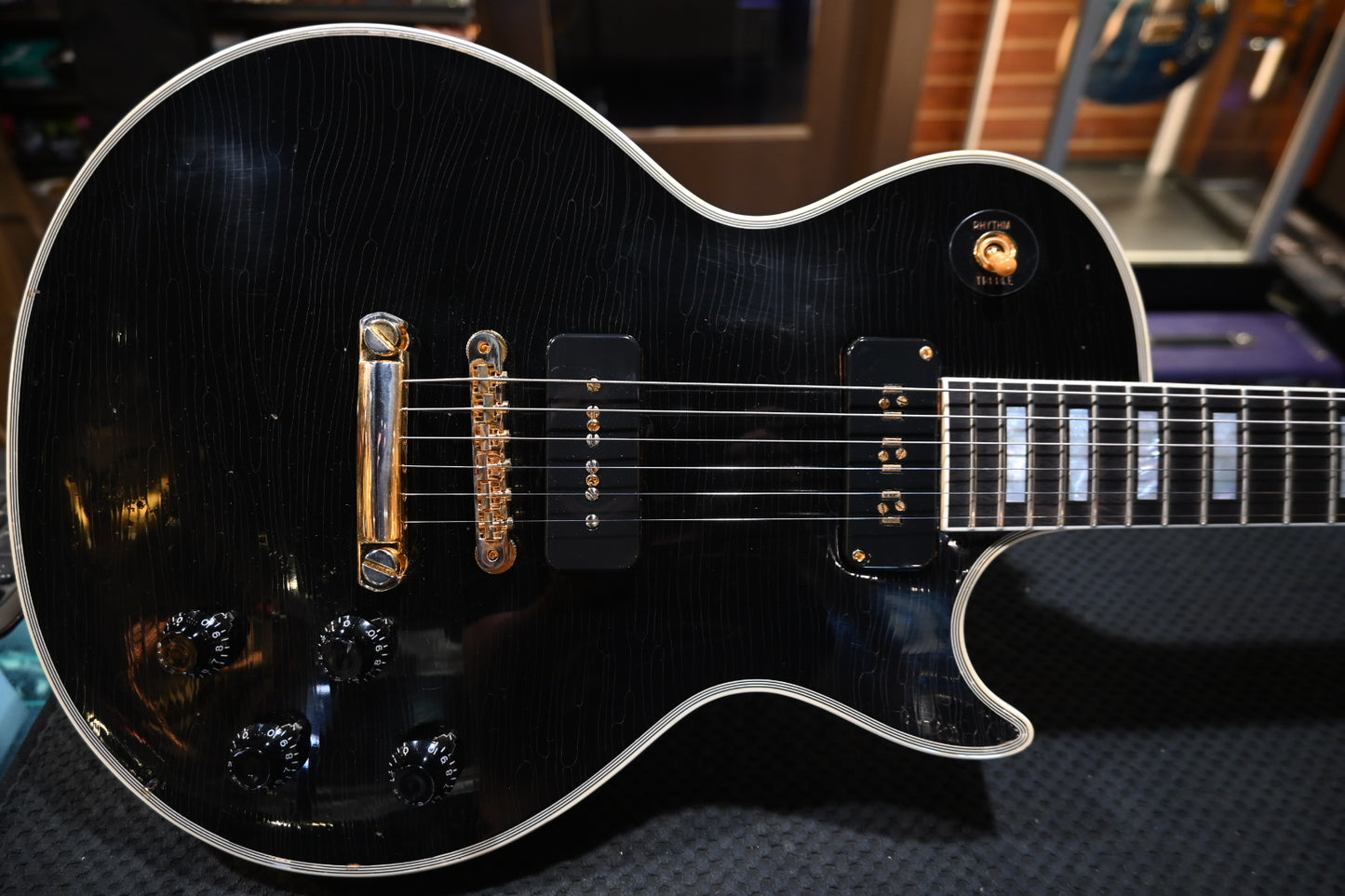 Gibson Custom Shop 1954 Les Paul Custom 2020 Relic - Ebony Guitar #0045