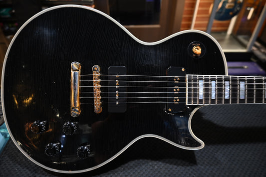 Gibson Custom Shop 1954 Les Paul Custom 2020 Relic - Ebony Guitar #0045