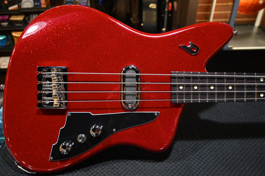 Duesenberg Kavalier Short Scale Bass - Red Sparkle Bass #2249